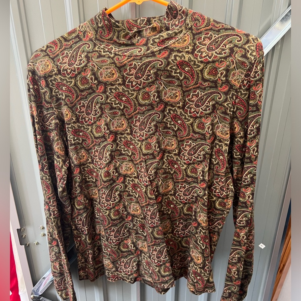 Paisley Long Sleeve vintage shirt
